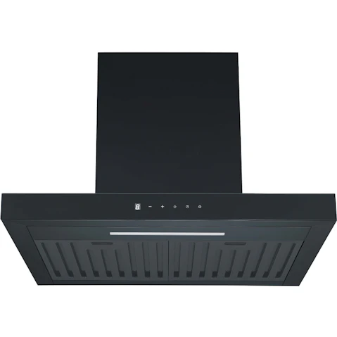 Euromaid 60cm Deluxe Flat Canopy Rangehood - Matte Black