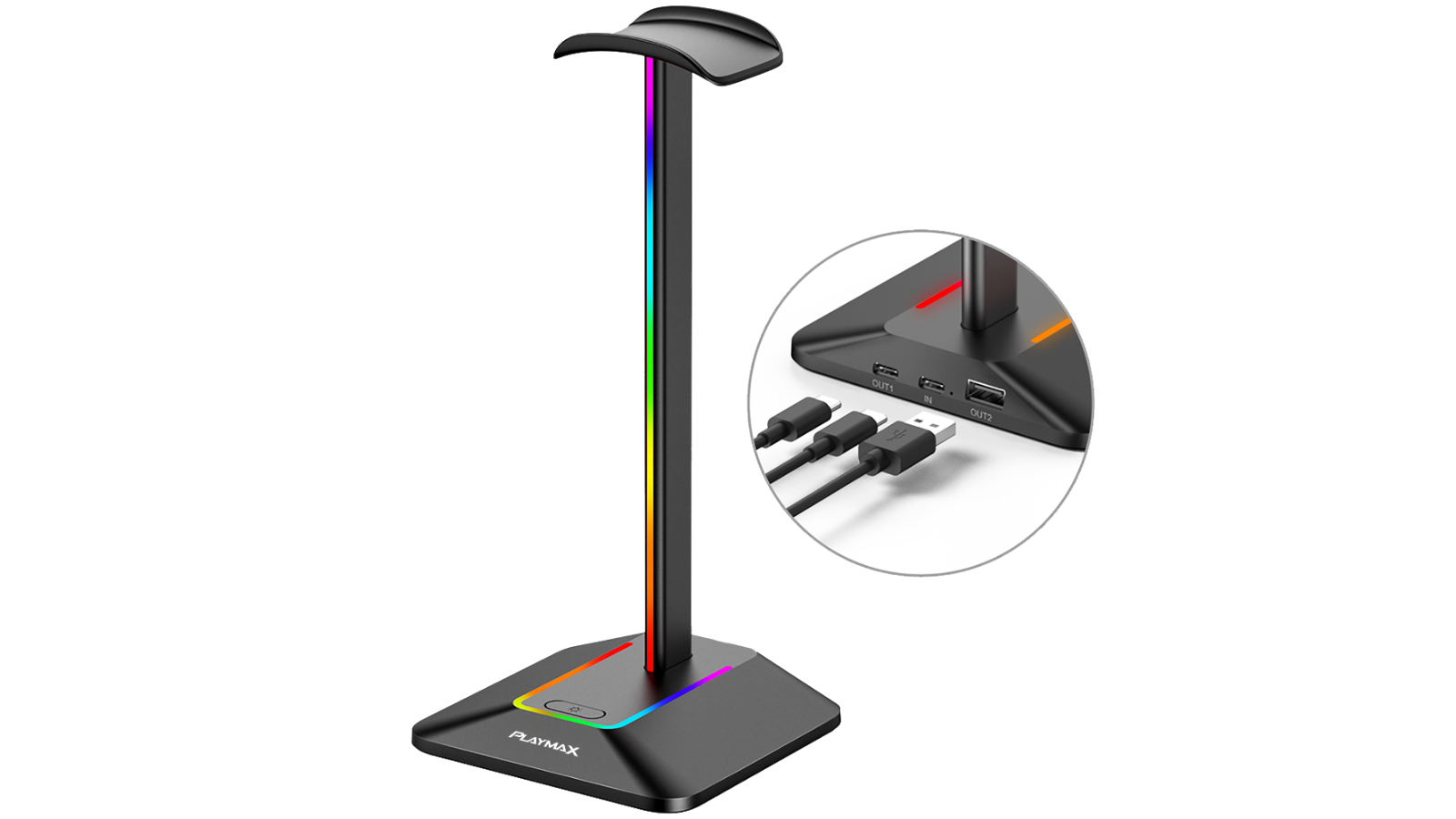 Playmax RGB Headset Stand