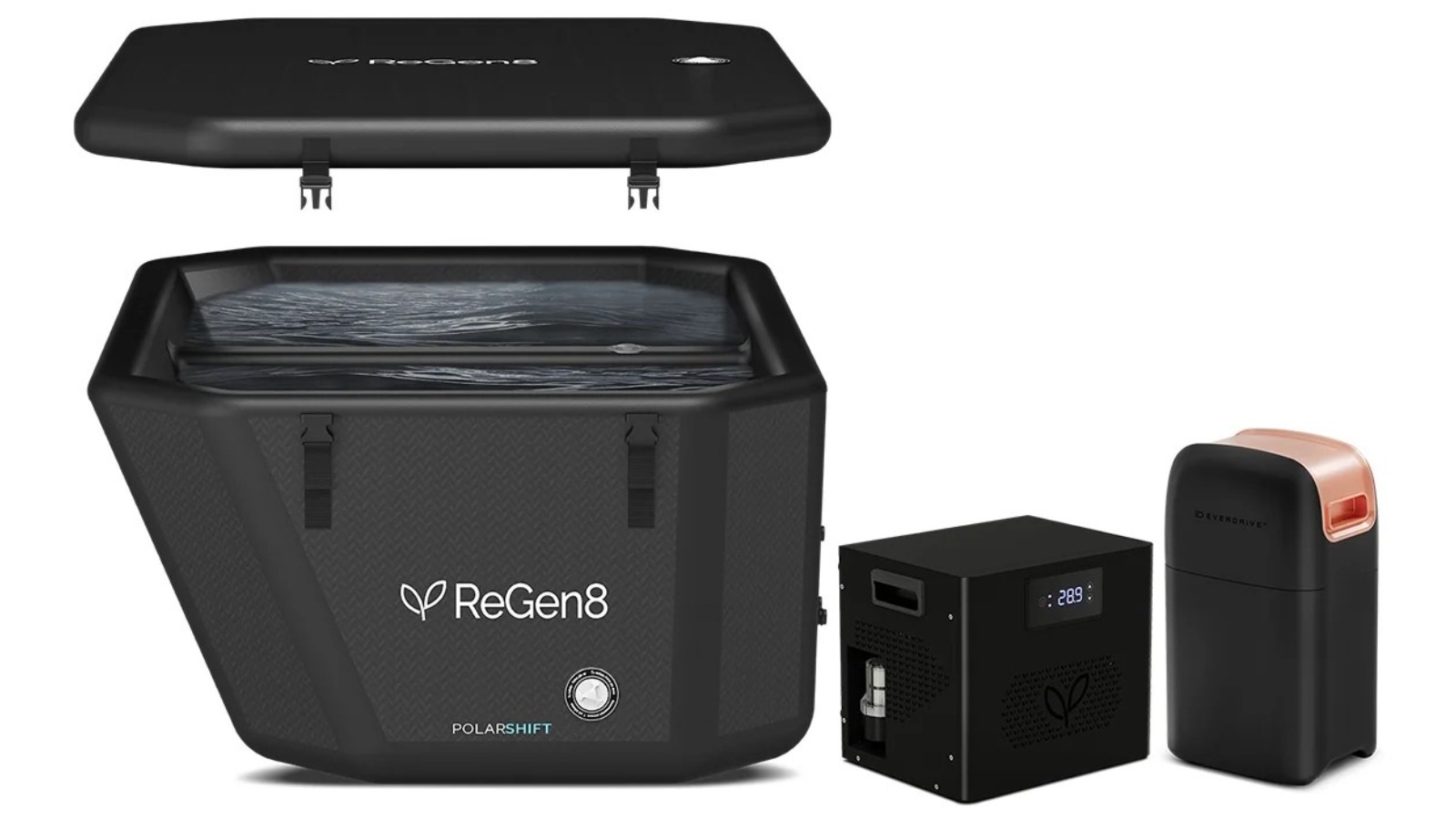 ReGen8 615L PolarShift 2 Dual Zone Hot/Cold Bath with T1S Chiller and Heater Unit