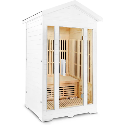 ReGen8 2200W Duo Outdoor Infrared Sauna - White