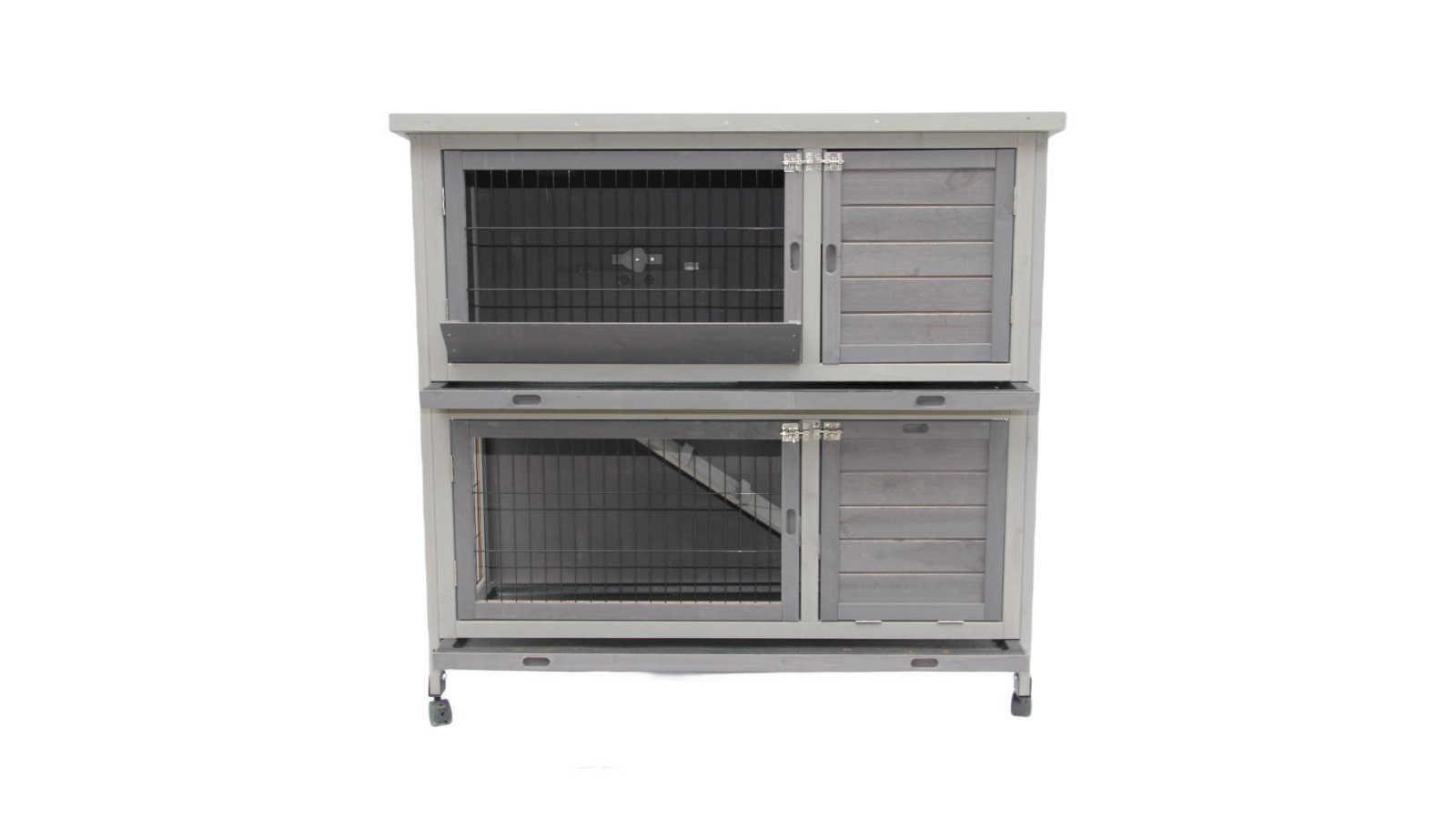 YES4PETS Double Storey Pet Cage with Wheel and Pull-out Tray - X-Large