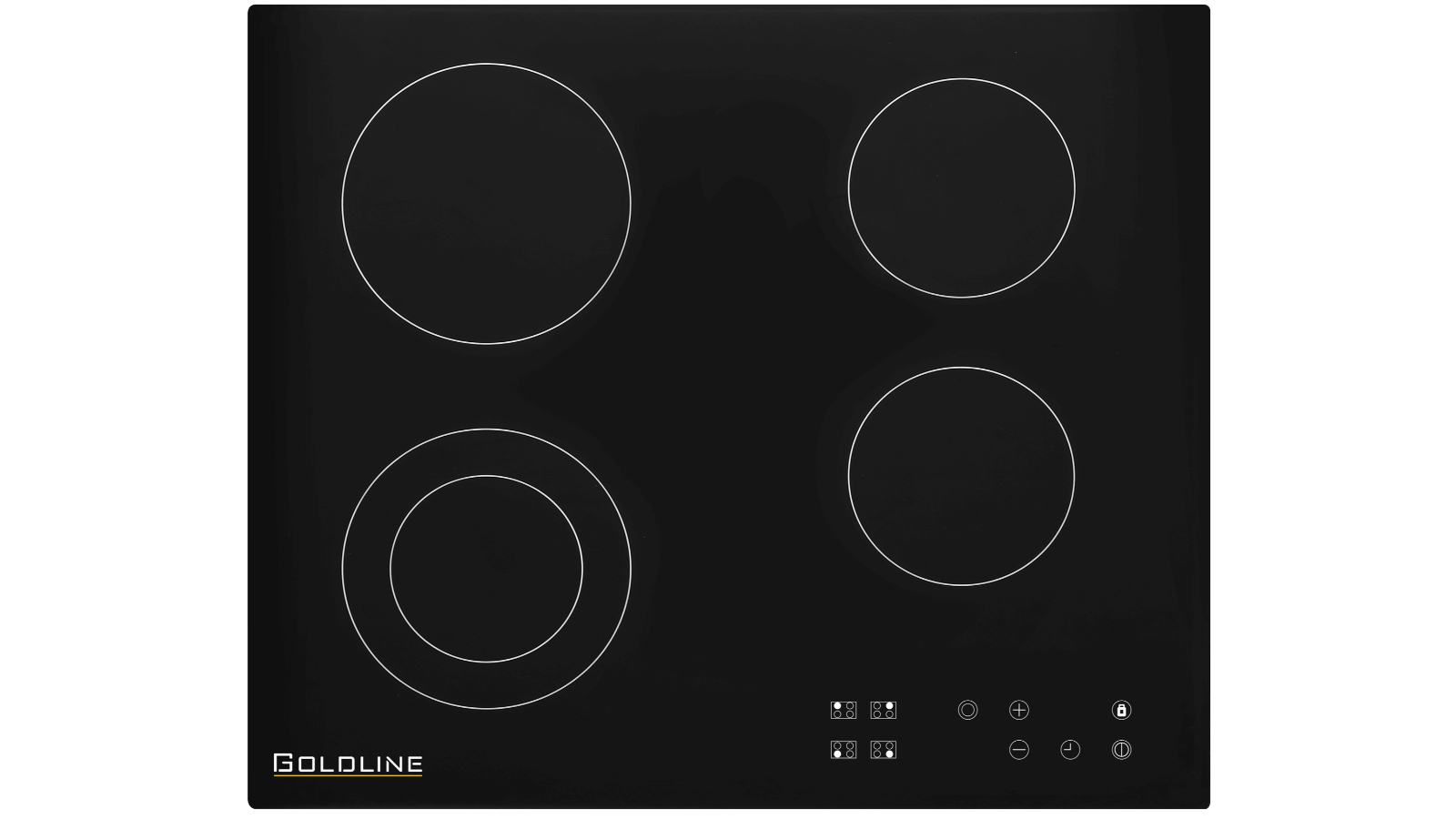 Goldlines 600mm 4 Zone Ceramic Cooktop