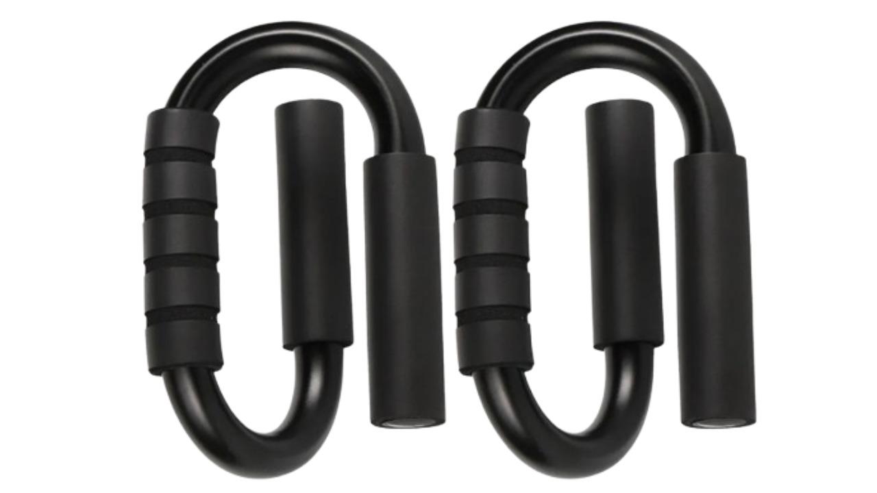 NNEOBA S-Shape Push-Up Handles Foam Grip