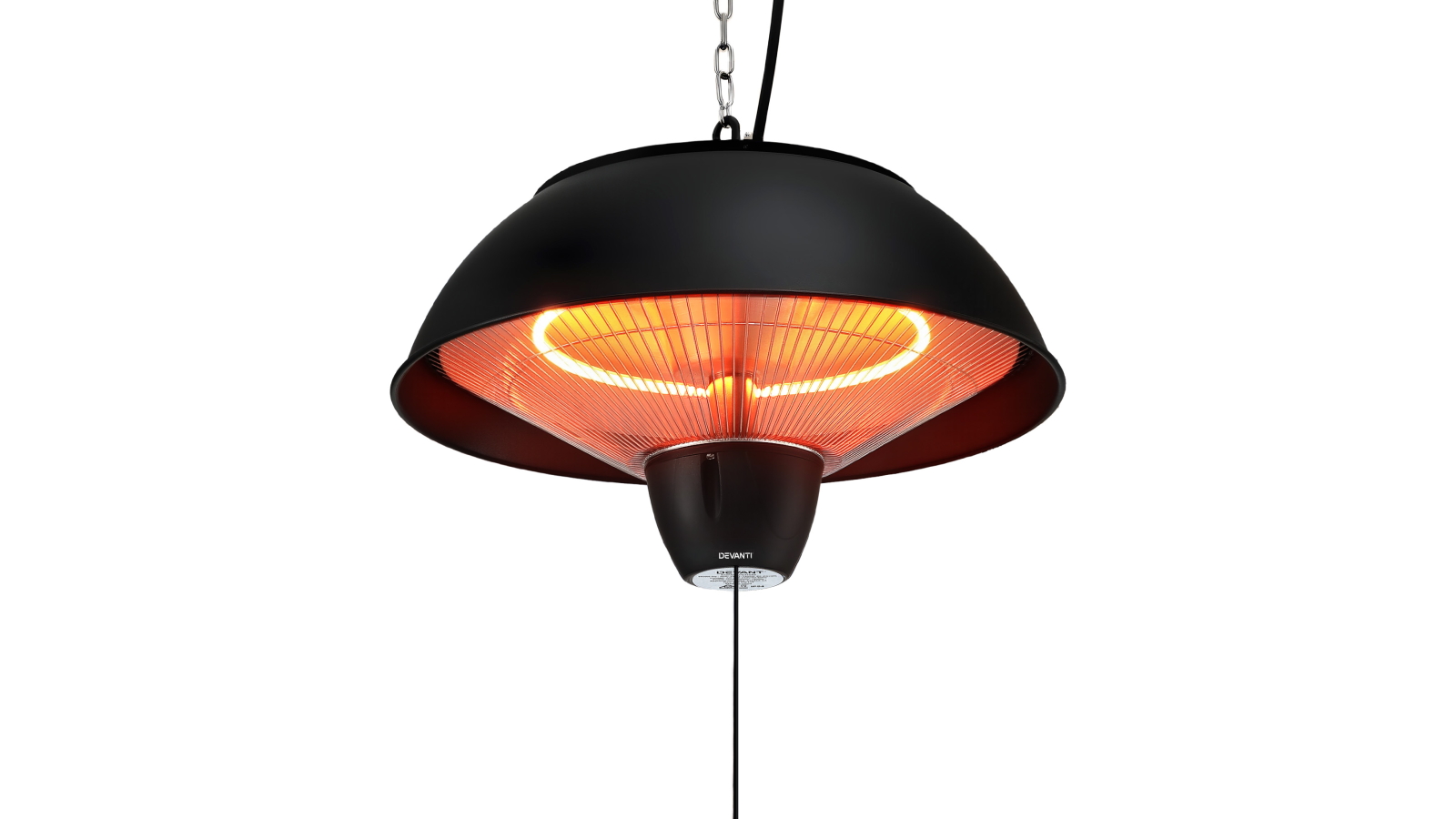 Devanti 1500W Ceiling Mounted Electric Patio Infrared Heater with Remote