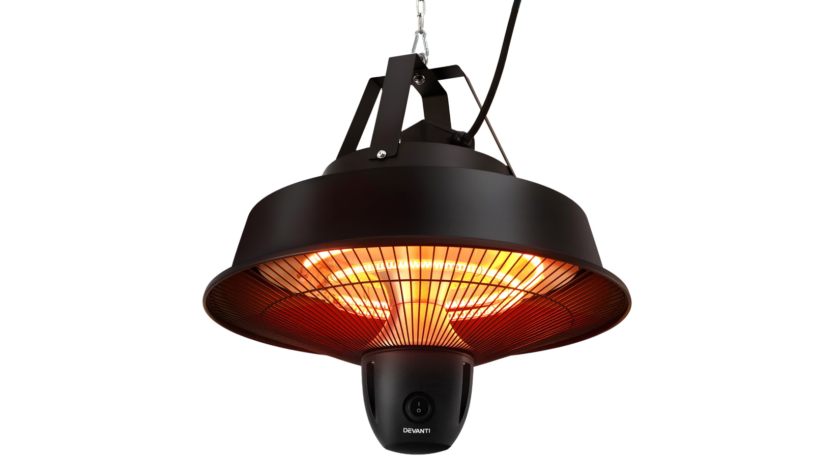 Devanti 2000W Ceiling Mounted Electric Patio Heater with Remote