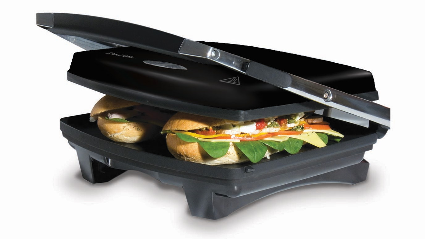 Russell Hobbs 4 Slice Sandwich Press Black Harvey Norman