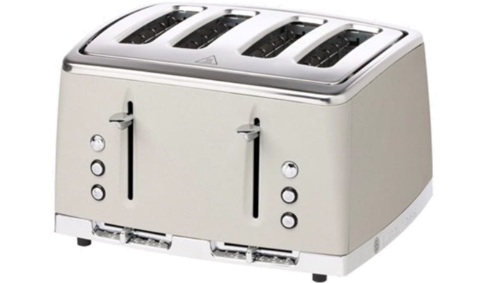 Russell Hobbs Stone Textured 4 Slice Toaster Harvey Norman