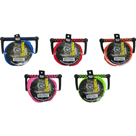 Riders Inc 75ft Water Ski Tow Rope with 13inch Aluminium Core Handle