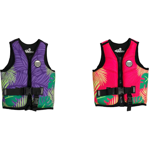 Riders Inc X-Small Girls Tropic Neoprene Life Jacket