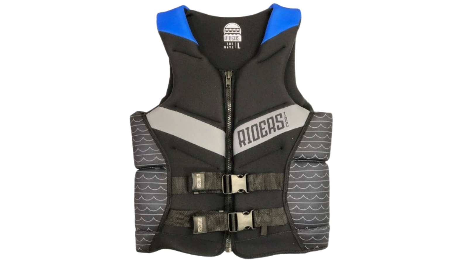 Riders Inc Black/Blue The Wave Mens Buoyancy Flotation Life Jacket
