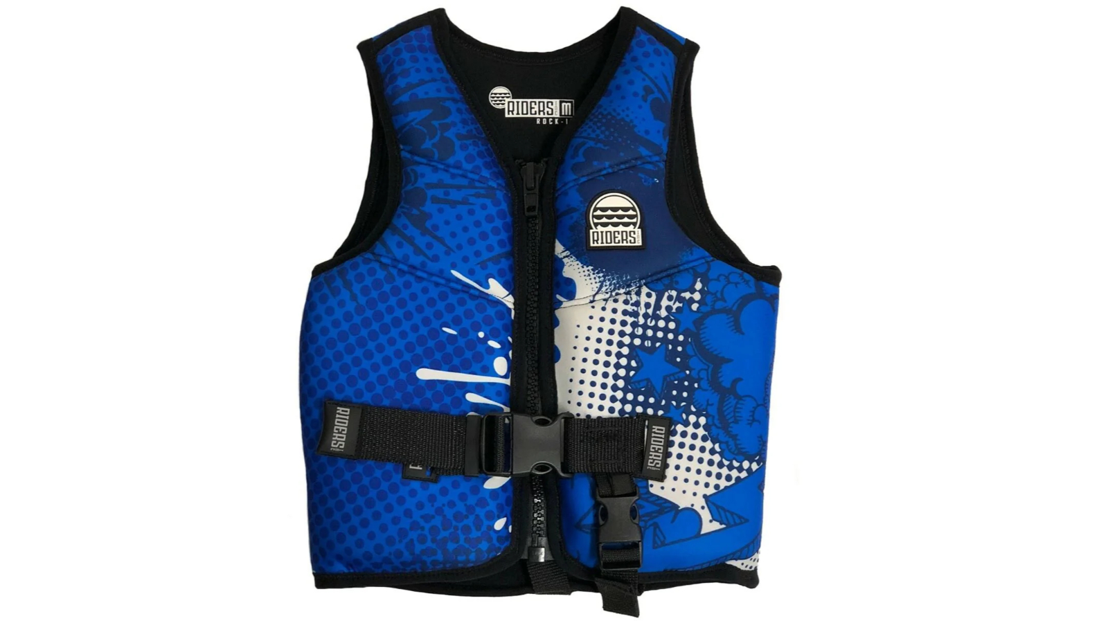 Riders Inc Rock-It Blue Neoprene Junior Kids Buoyancy Flotation Vest Life Jacket