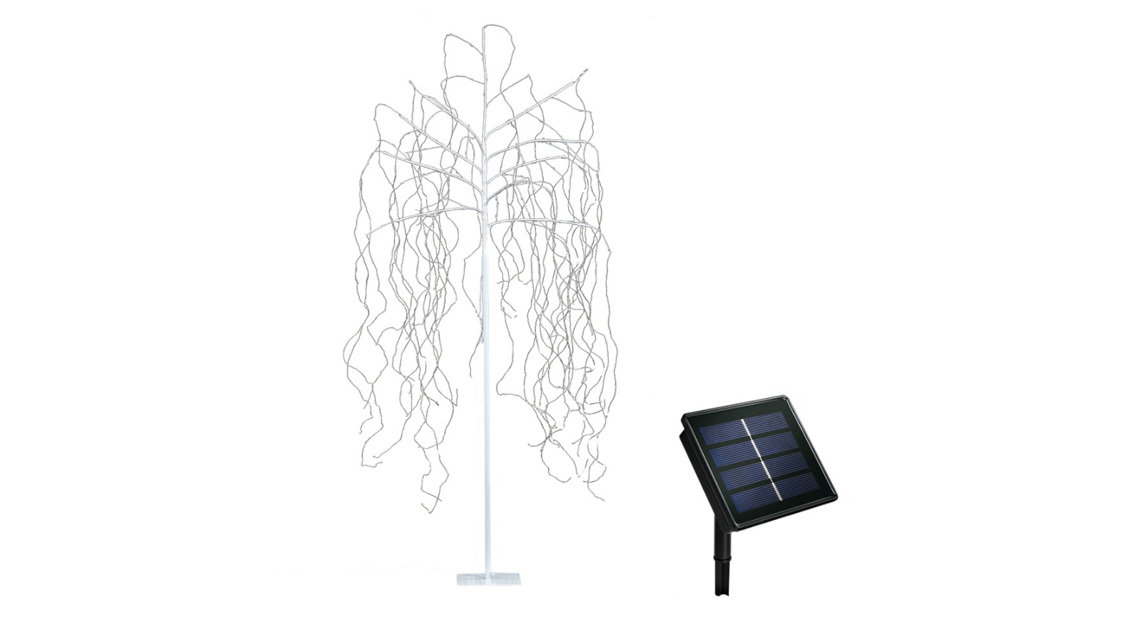 Jingle Jollys Solar Christmas Tree String Lights 600 LED Xmas Trees - 2.1metre