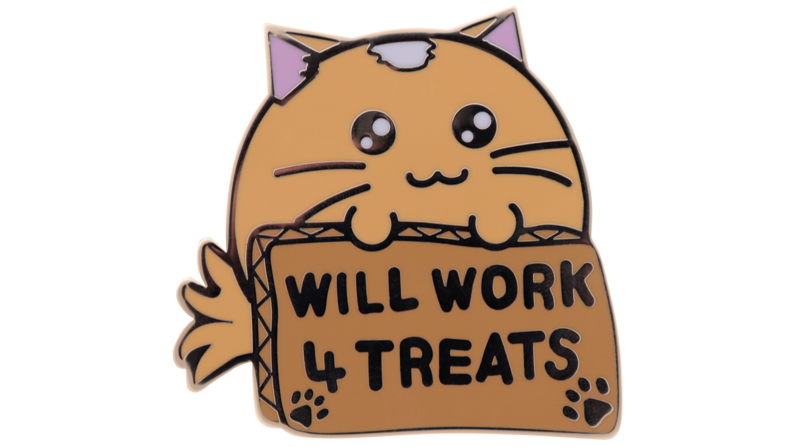Fuzzballs Whisky Will Work 4 Treats Limited Edition Pin Badge