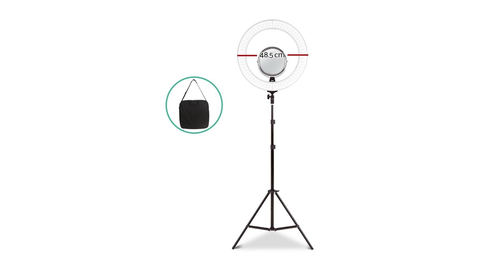 cost of tripod with ring light