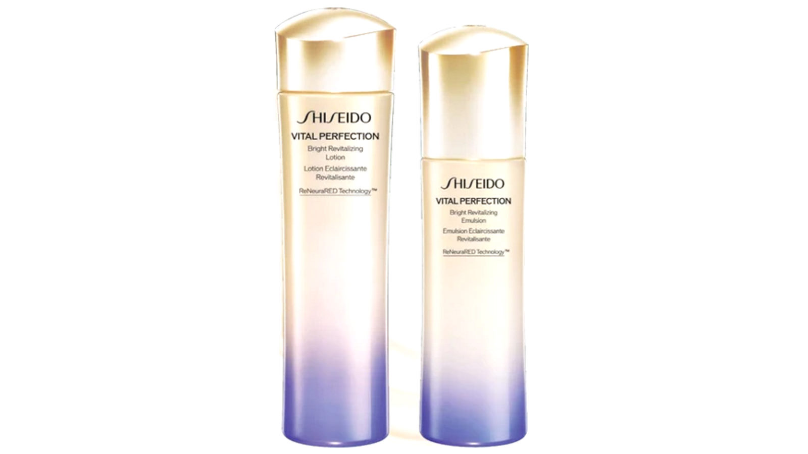 Shiseido Vital-Perfection Bright Revitalizing Lotion 150mL plus Bright Revitalizing Emulsion 100mL Basic Care Set
