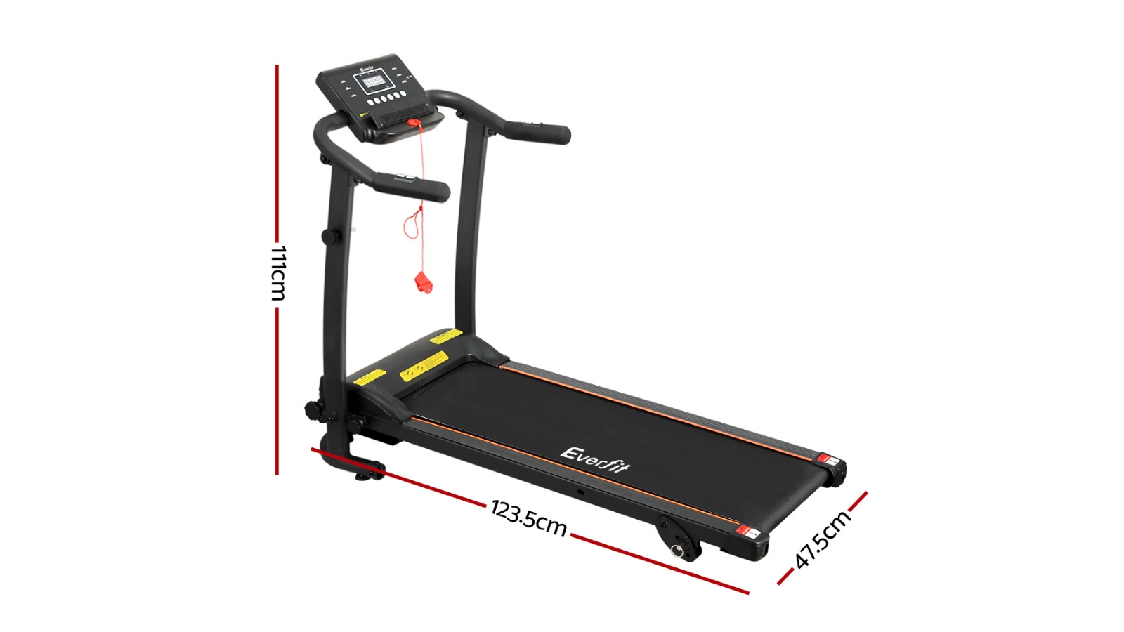 Everfit Electric 12 Speed Treadmill Titan 36cm Belt Harvey Norman