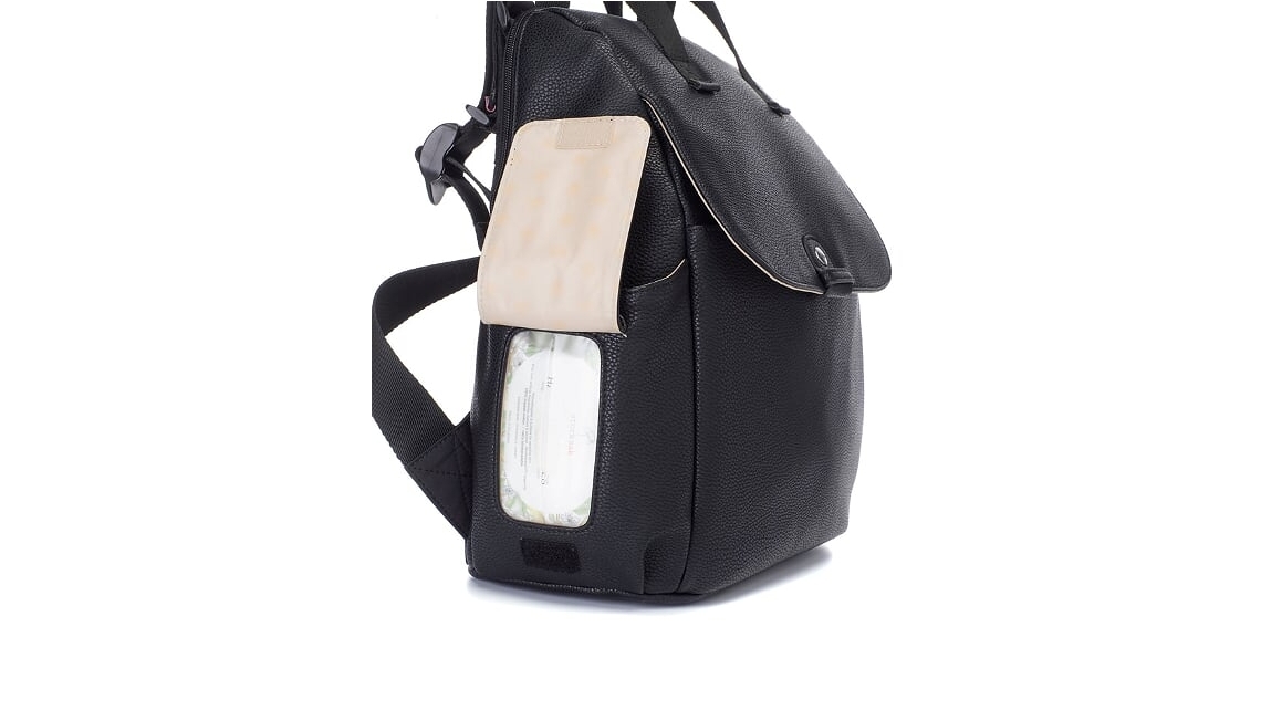 Robyn Convertible Backpack Faux Leather Pale Grey