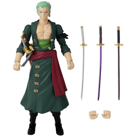 Bandai One Piece Anime Hero Action Figure - Roronoa Zoro