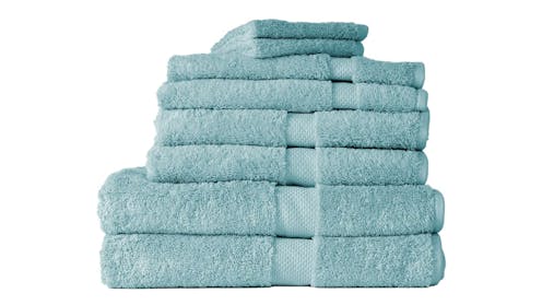 Canningvale Royal Splendour Bath Towel Piece Set Aqua Harvey