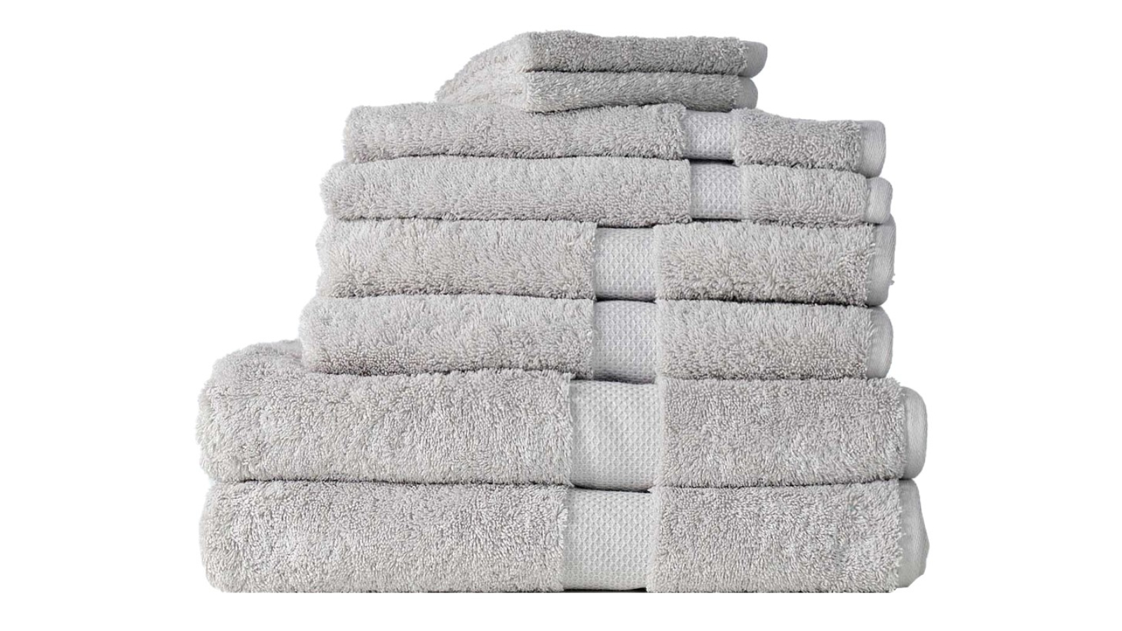 Canningvale Royal Splendour Bath Towel 8 Piece Set - Silver