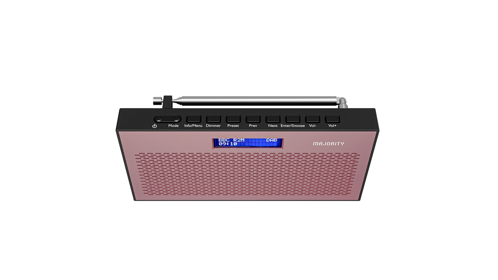 Majority Histon Compact DAB & FM Radio Rose Harvey Norman