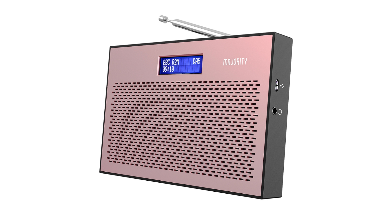 Majority Histon Compact DAB & FM Radio Rose Harvey Norman