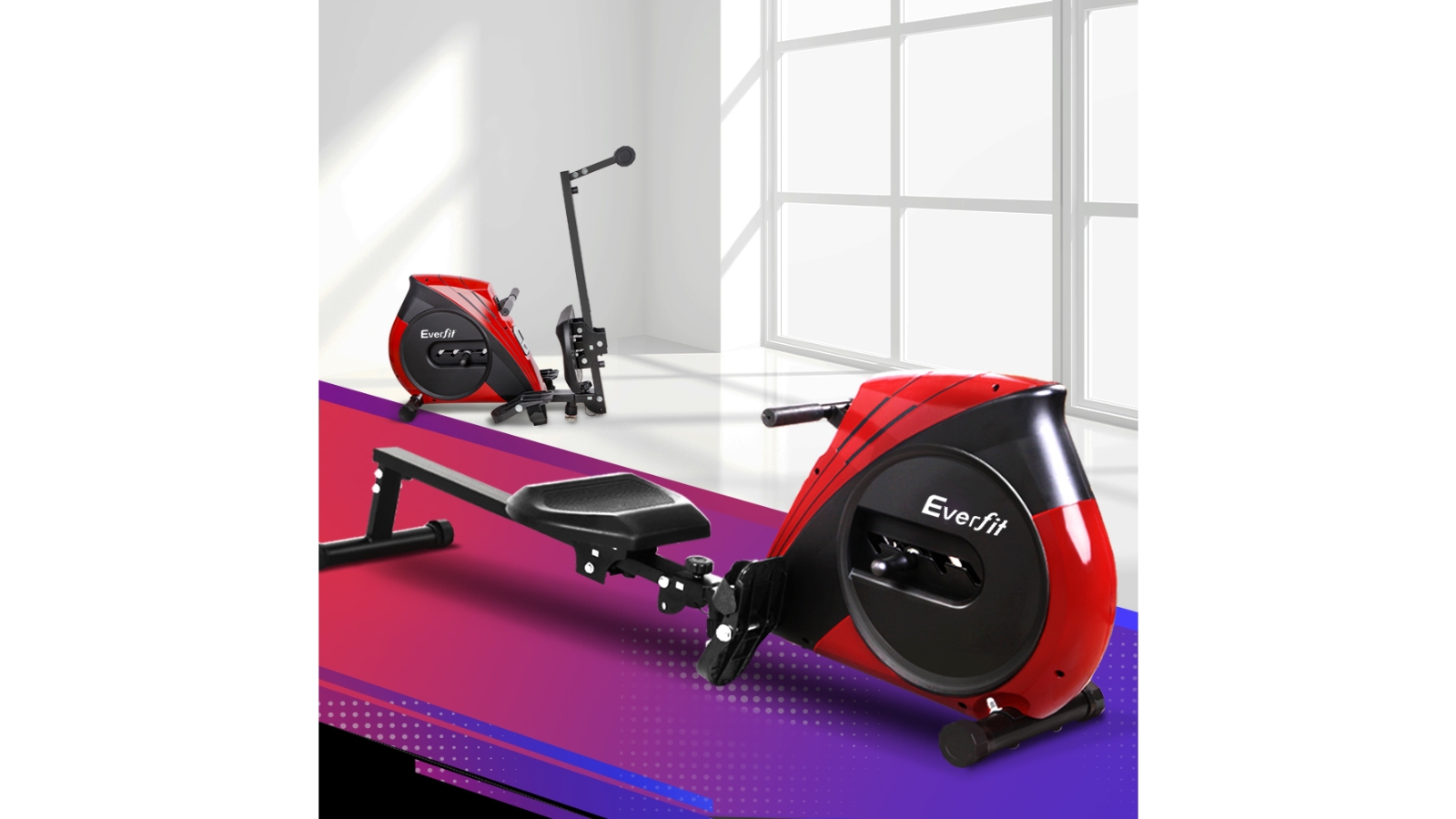 Everfit 4 level outlet rowing exercise machine review