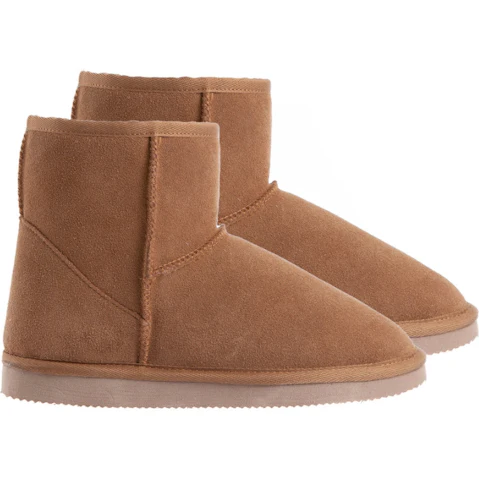 Royal Comfort Camel Slipper Boot - Womens (5-6)