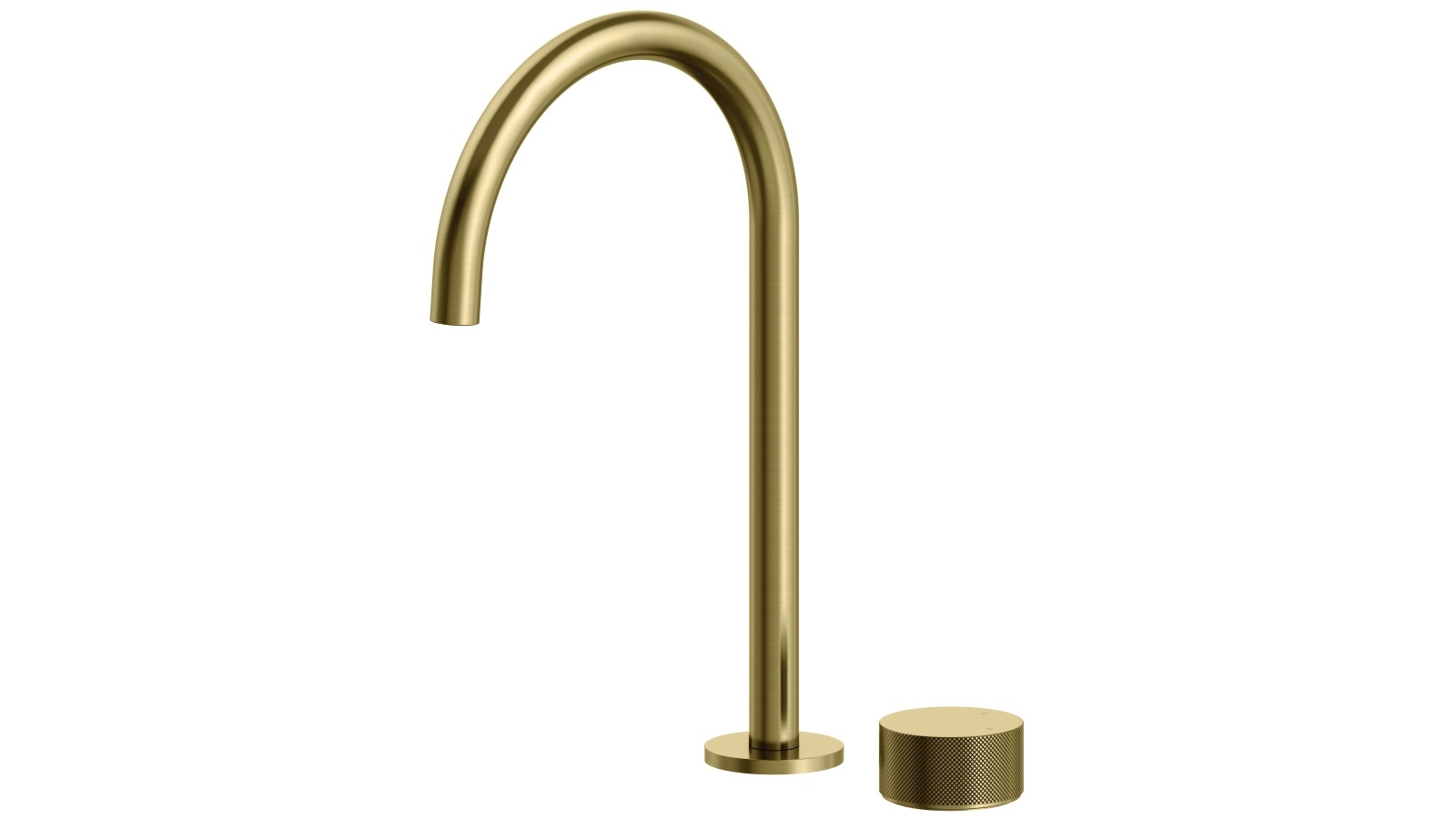 Arcisan Vierra 32cm Basin Mixer with Extended Height Spout - Brushed Brass