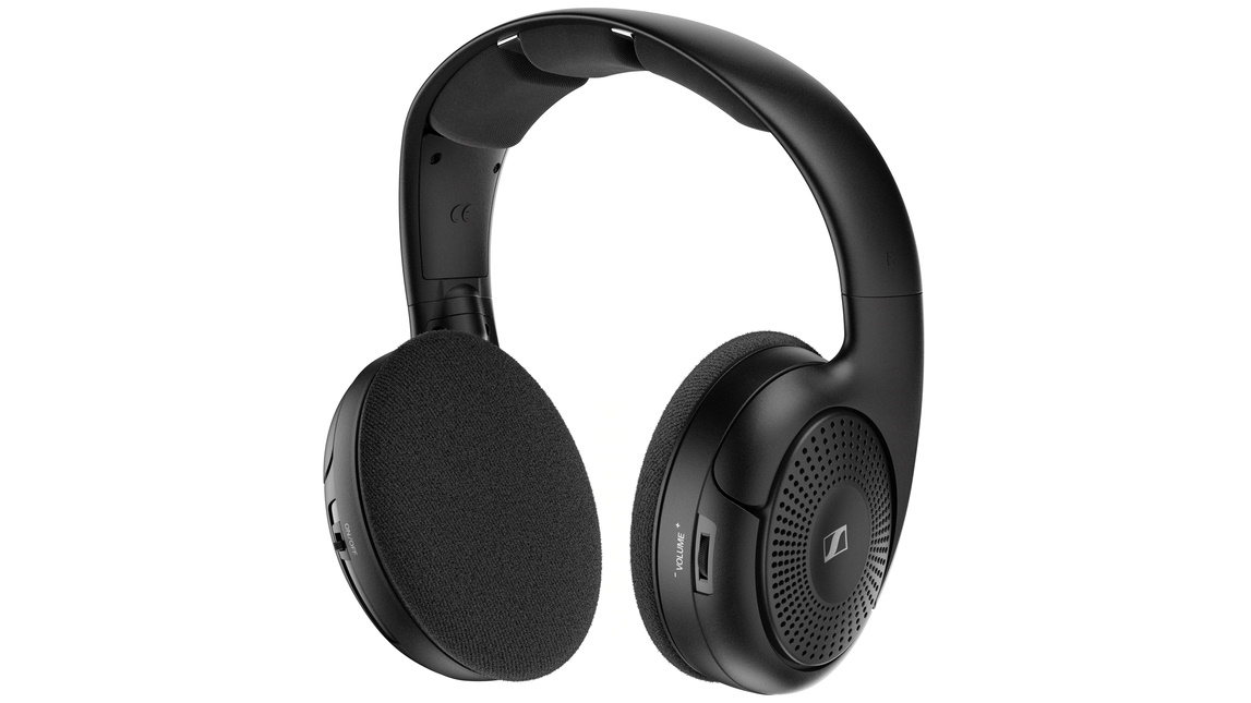 Sennheiser RS 120 W On Ear Wireless Headphones Black Harvey Norman