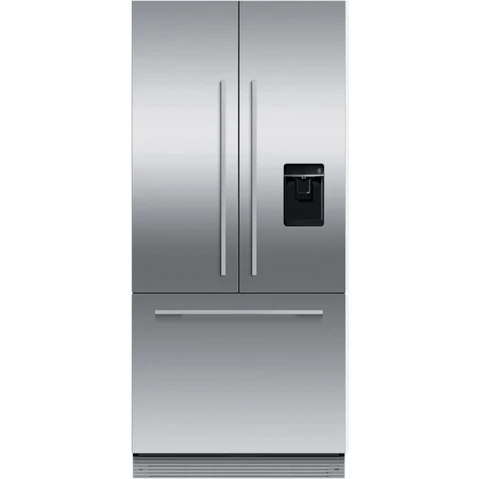 Fisher & Paykel 80cm Series 7 Integrated French Door Refrigerator Freezer Ice & Water - Stainless Steel