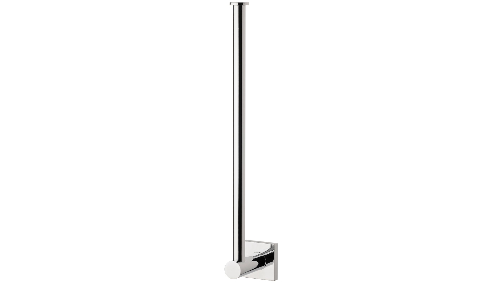 Phoenix Radii Spare Toilet Square Plate Roll Holder - Chrome
