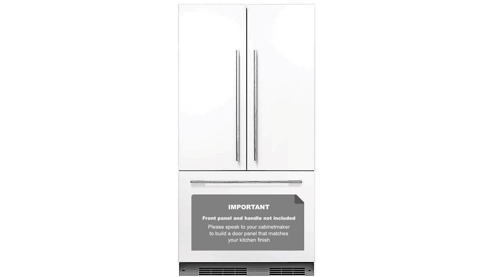 fisher and paykel white french door fridge