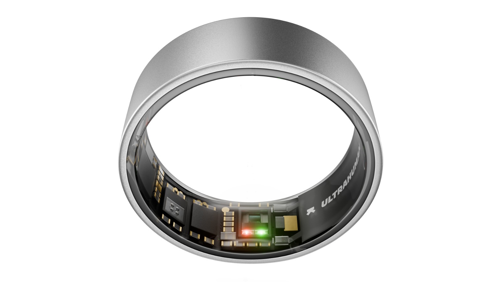 Ultrahuman Size 5 Smart Air Ring - Raw Titanium