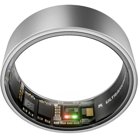Ultrahuman Size 5 Smart Air Ring - Raw Titanium