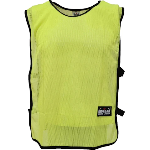 Morgan Sports Senior Training Bib - Fluro Yellow