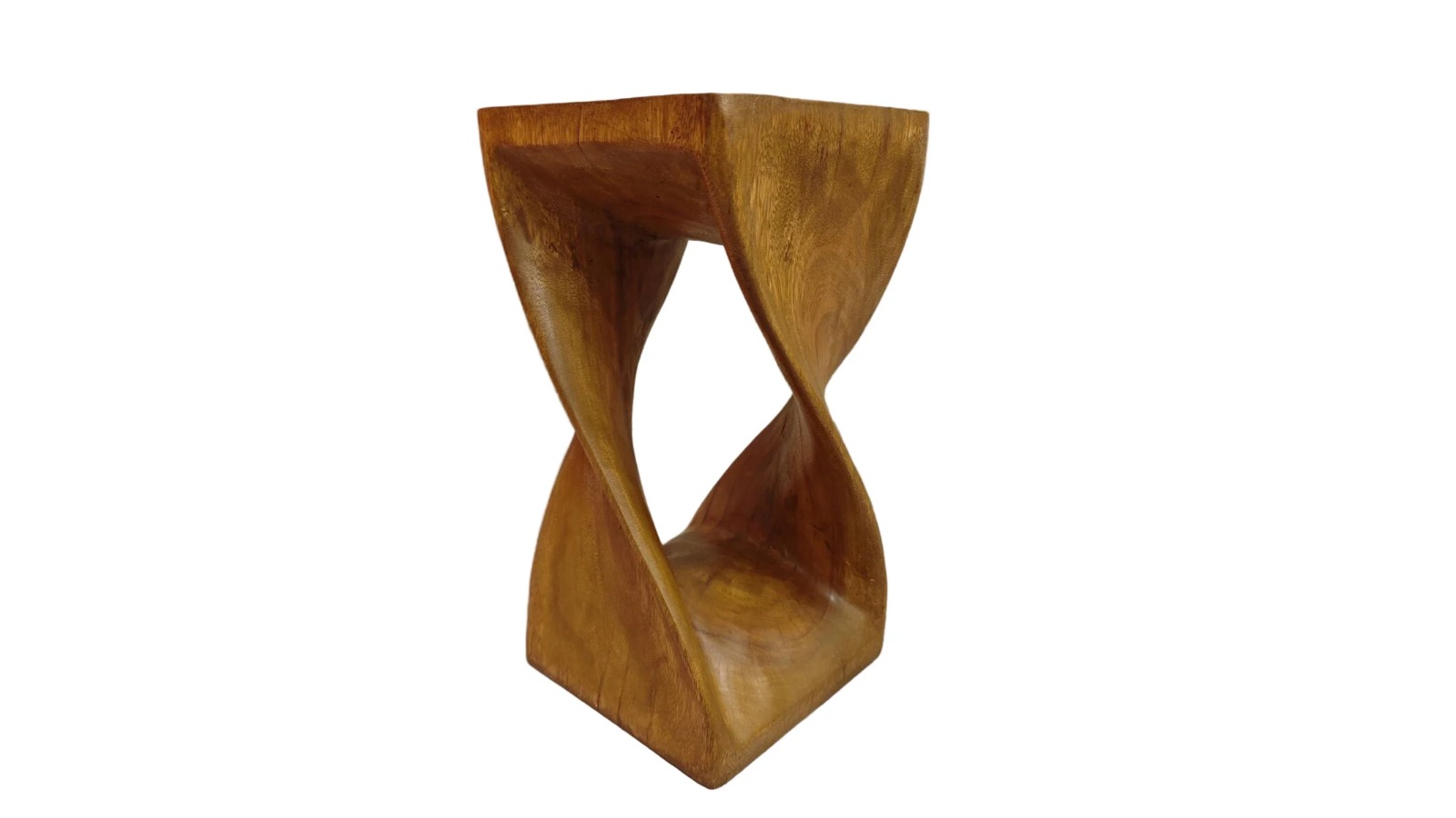 Mango Trees Handmade Timber Twist-Side Table