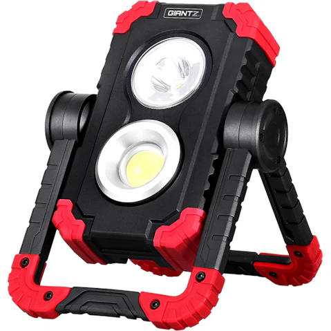 Giantz Rechargeable USB Work Light Torch - Red