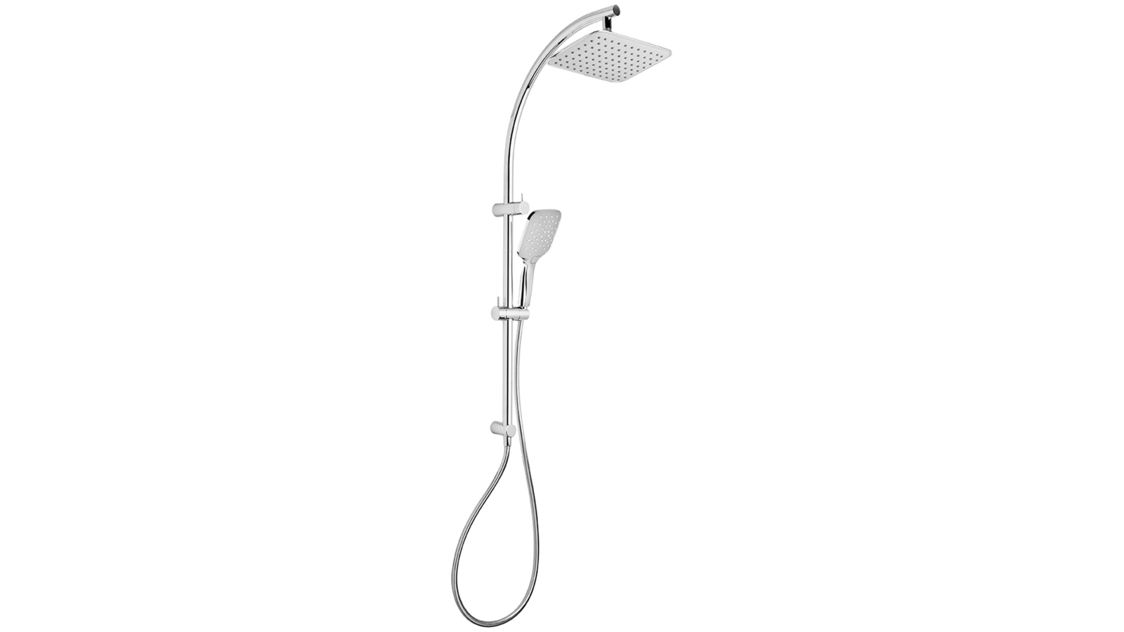Phoenix Rush Twin Shower - Chrome