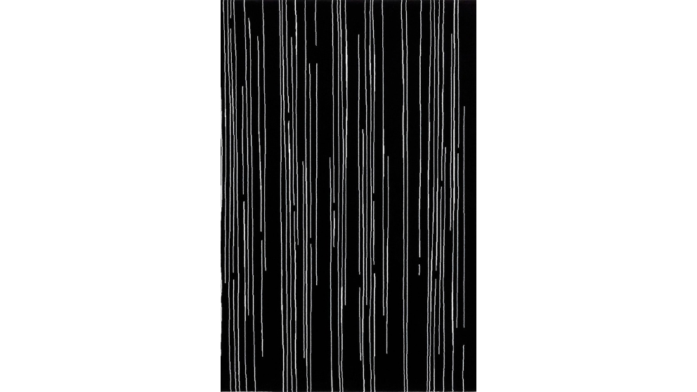 Contempo White on Black Rug Extra Large Harvey Norman