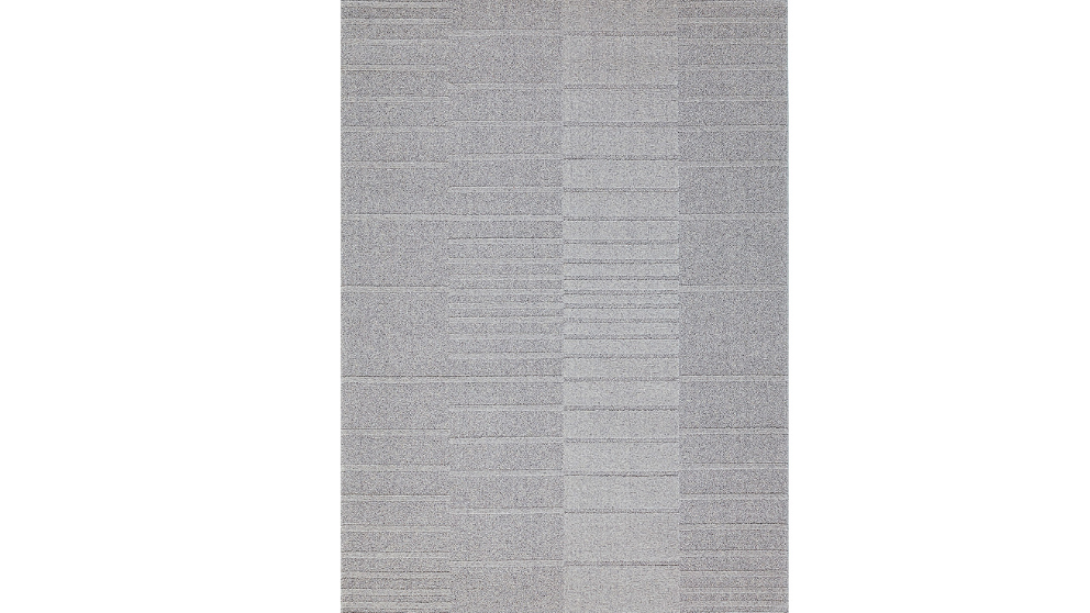 Flux Grid Blue Rug - Medium