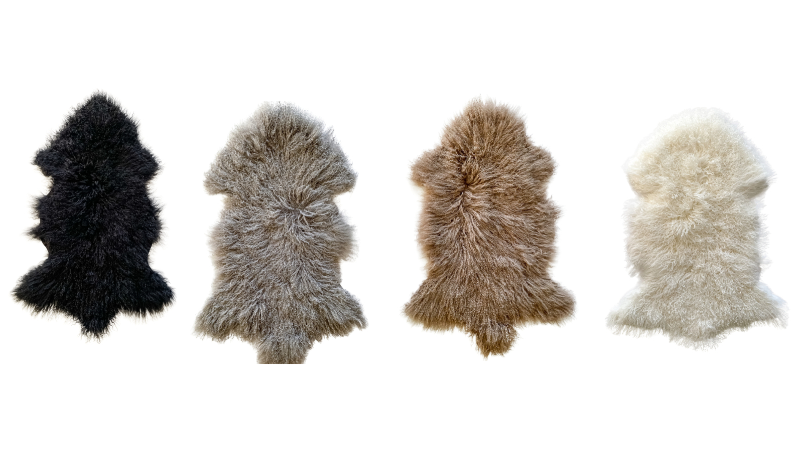 Naturally Sheepskins Curly Wool Mongolian Rug