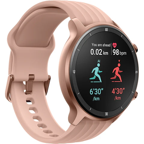 Ryze Flex Smart Watch - Rose Gold with Pink Strap