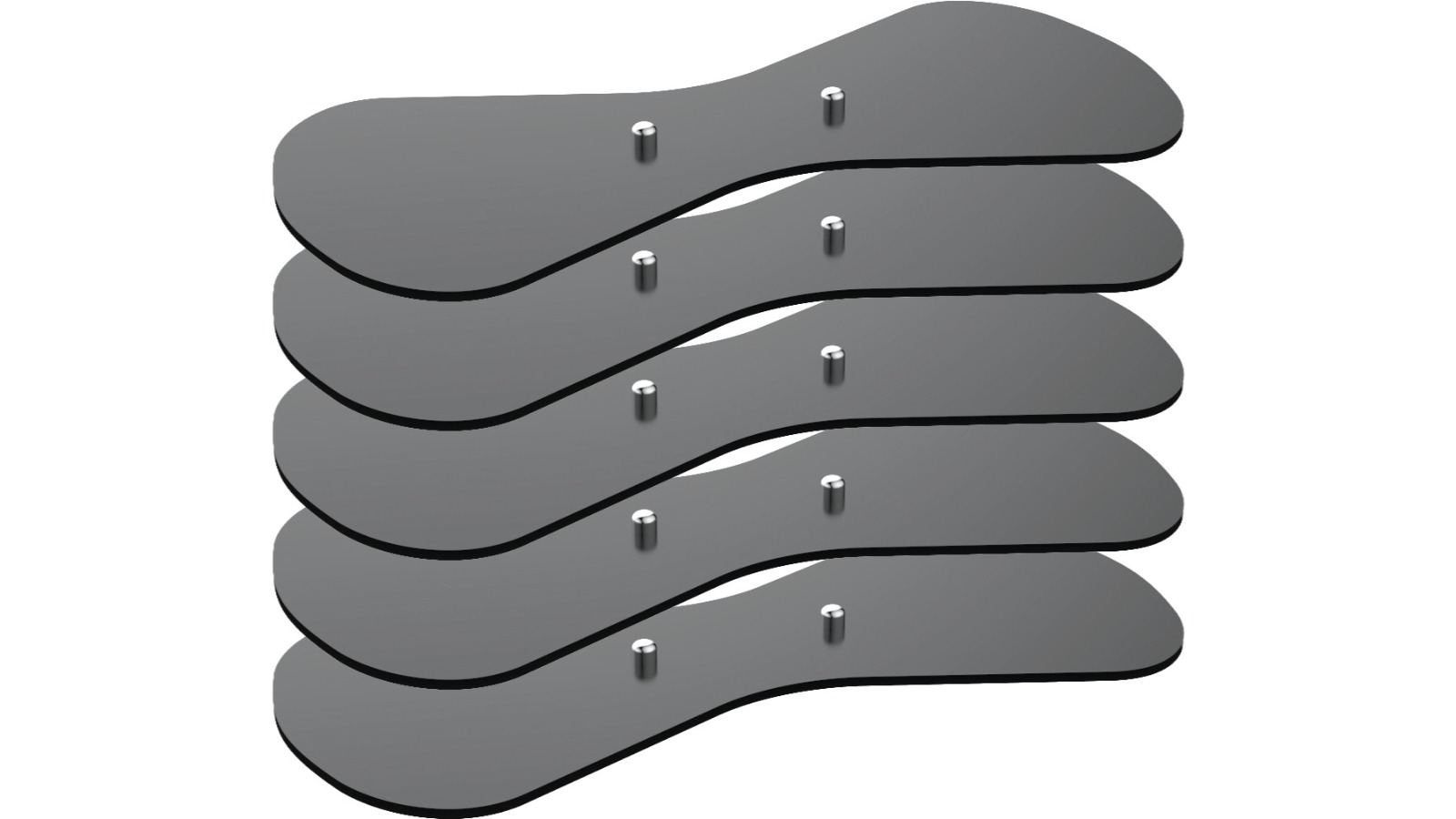 Ryze Pack of 5 R-Pulsa TENS Replacement Electrode Gel Pad