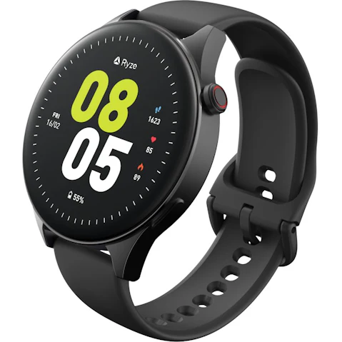 Ryze Wave Smart Watch - Black/Blue