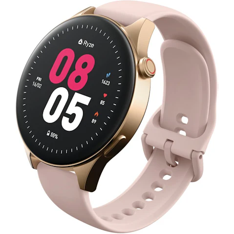 Ryze Wave Smart Watch - Pink/White