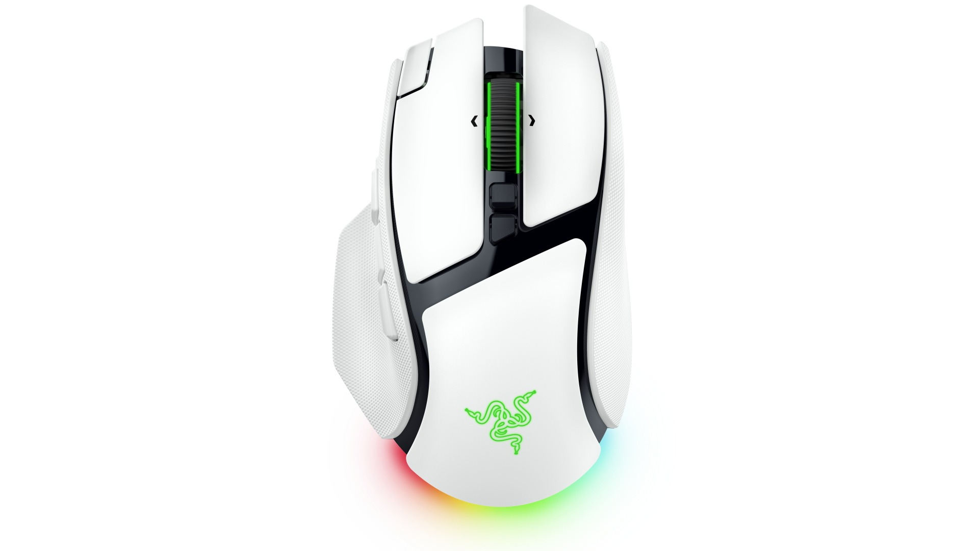 Razer Basilisk V4 Pro Wireless Ergonomic Gaming Mouse - White