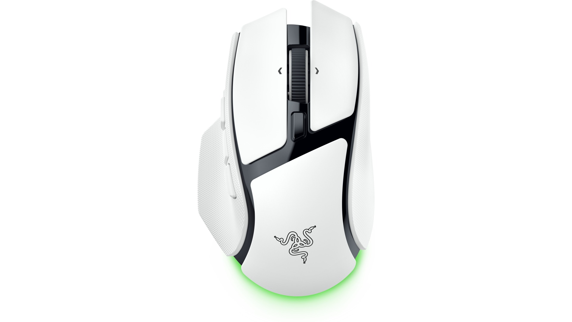 Razer Basilisk V4 HyperSpeed Customisable Wireless Ergonomic Gaming Mouse - White