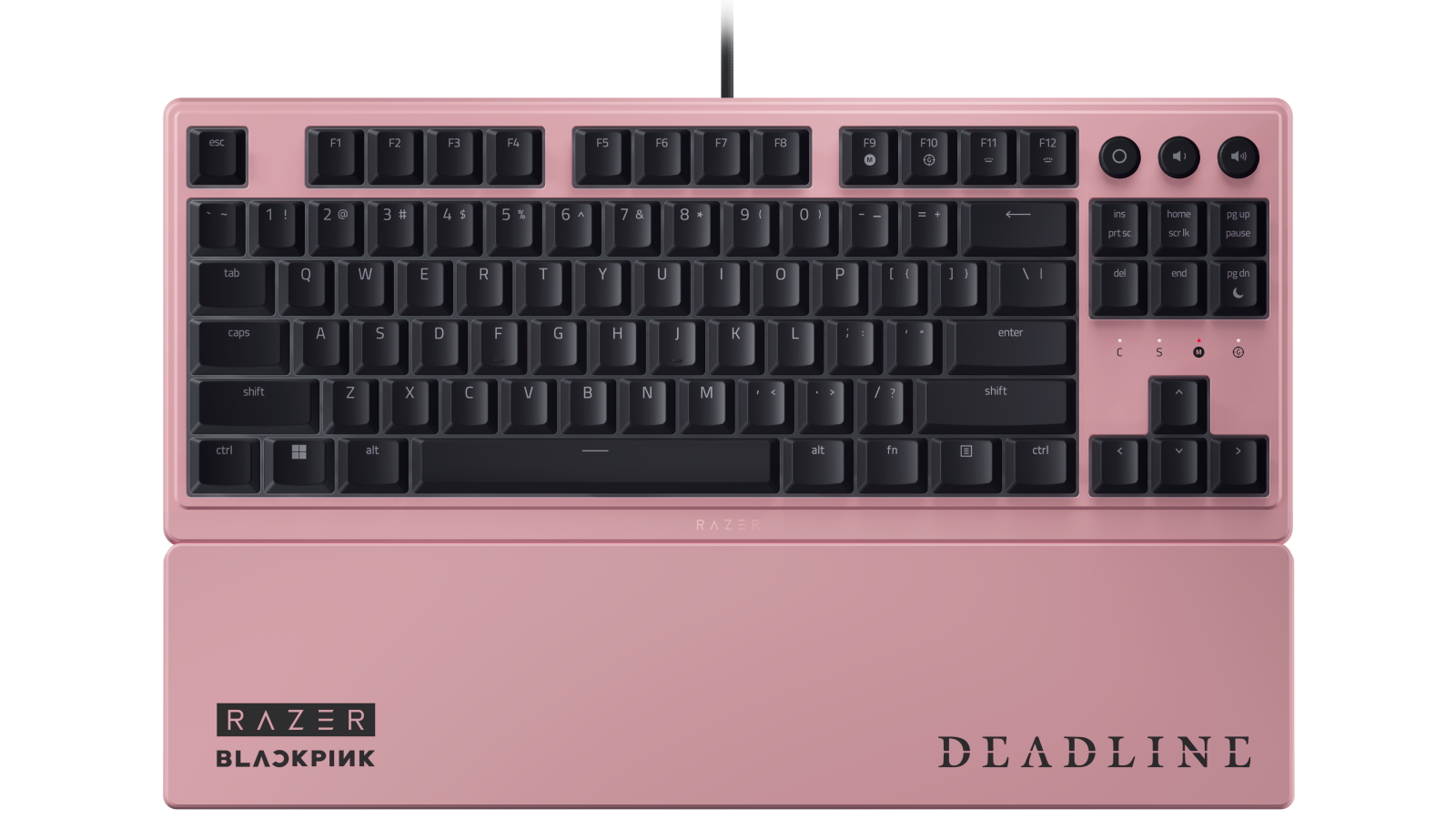Razer Ornata V3 Tenkeyless Blackpink Edition Gaming Keyboard with Razer Chroma RGB