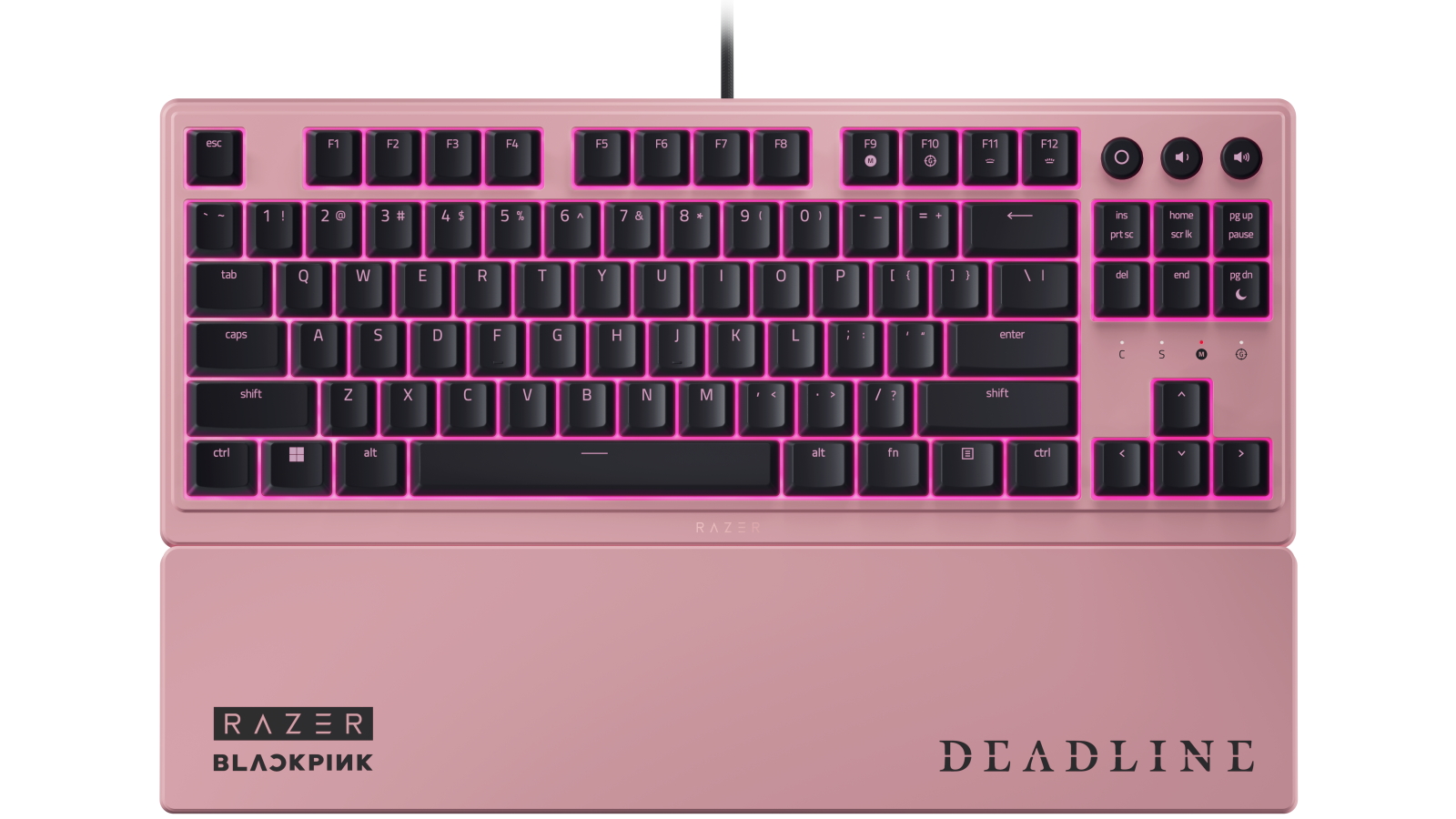 Razer Ornata V3 Tenkeyless Blackpink Edition Gaming Keyboard with